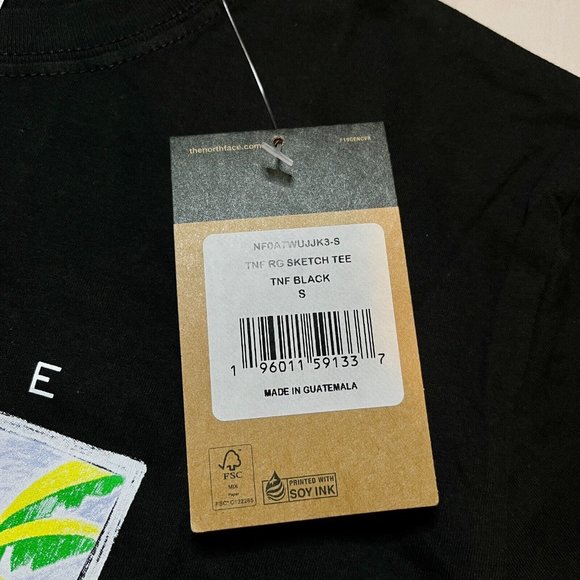 Supreme The North Face Sketch S/S Top Black S - Picture 4 of 6